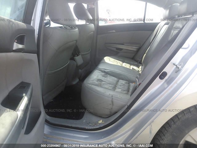 1HGCP26898A035838 - 2008 HONDA ACCORD EXL SILVER photo 8