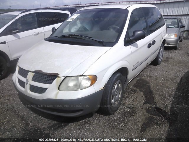 1B4GP25381B133407 - 2001 DODGE CARAVAN SE WHITE photo 6