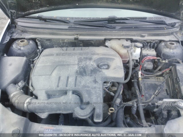 1G1ZA5EU9BF104458 - 2011 CHEVROLET MALIBU LS BLUE photo 10