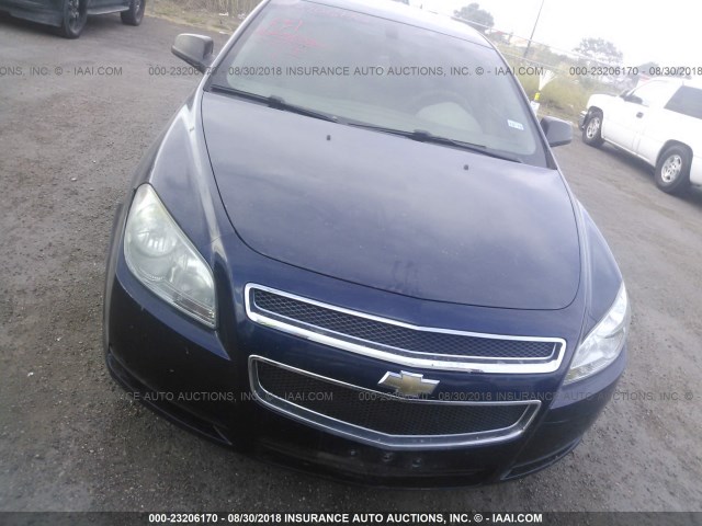 1G1ZA5EU9BF104458 - 2011 CHEVROLET MALIBU LS BLUE photo 6