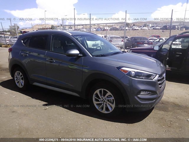 KM8J3CA43HU295240 - 2017 HYUNDAI TUCSON LIMITED/SPORT AND ECO/SE GRAY photo 1