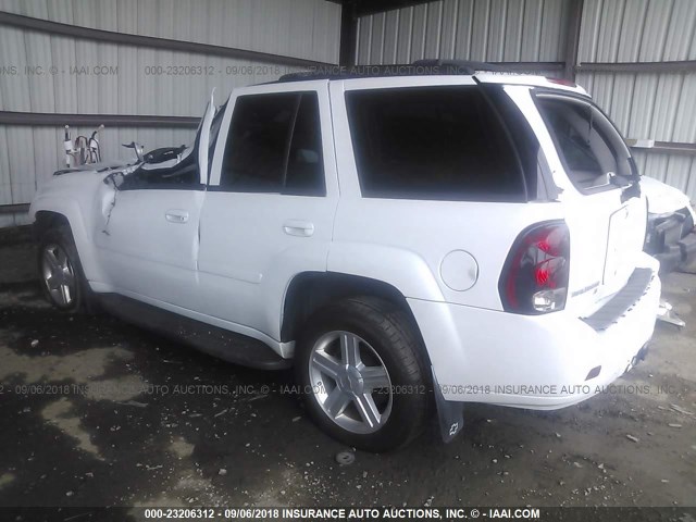 1GNDT33S092114774 - 2009 CHEVROLET TRAILBLAZER LT WHITE photo 3