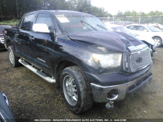 5TFEM5F17BX026970 - 2011 TOYOTA TUNDRA CREWMAX SR5 BLACK photo 1