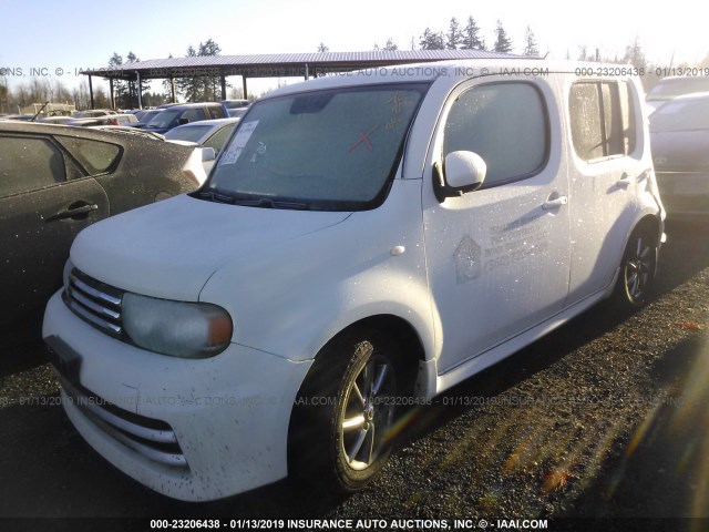 JN8AZ28R09T101113 - 2009 NISSAN CUBE S/SL WHITE photo 2