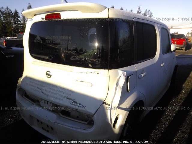 JN8AZ28R09T101113 - 2009 NISSAN CUBE S/SL WHITE photo 4