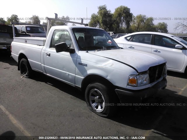 1FTYR10E79PA56970 - 2009 FORD RANGER WHITE photo 1