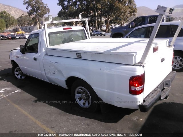 1FTYR10E79PA56970 - 2009 FORD RANGER WHITE photo 3