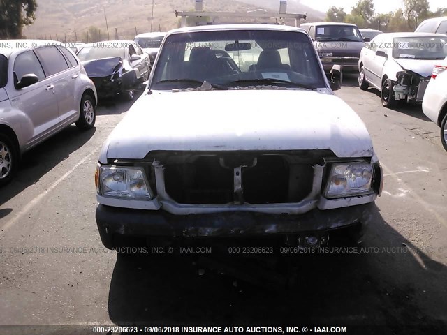 1FTYR10E79PA56970 - 2009 FORD RANGER WHITE photo 6