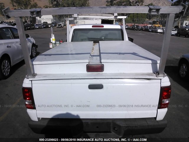 1FTYR10E79PA56970 - 2009 FORD RANGER WHITE photo 8