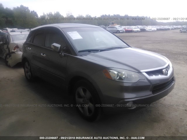 5J8TB18547A014972 - 2007 ACURA RDX TECHNOLOGY GRAY photo 1