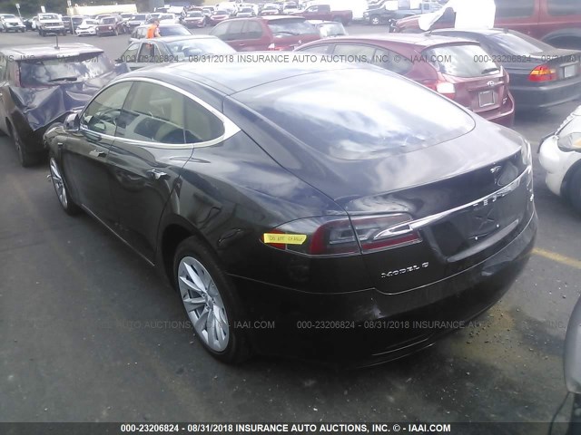 5YJSA1E28GF167515 - 2016 TESLA MODEL S BLACK photo 3