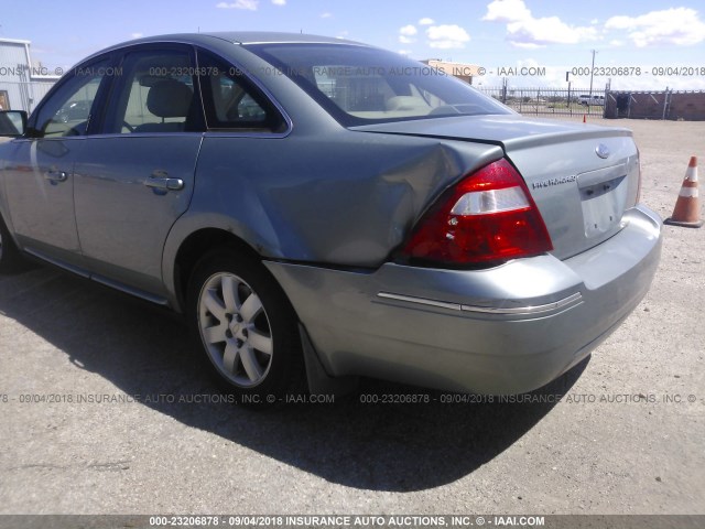 1FAFP24156G158036 - 2006 FORD FIVE HUNDRED SEL SILVER photo 6