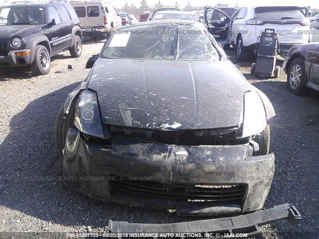 JN1AZ34D55M607054 - 2005 NISSAN 350Z COUPE BLACK photo 6