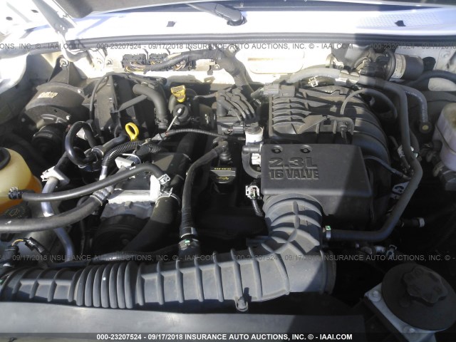 1FTKR1AD8BPA97383 - 2011 FORD RANGER WHITE photo 10