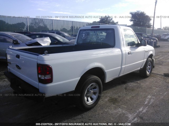 1FTKR1AD8BPA97383 - 2011 FORD RANGER WHITE photo 4