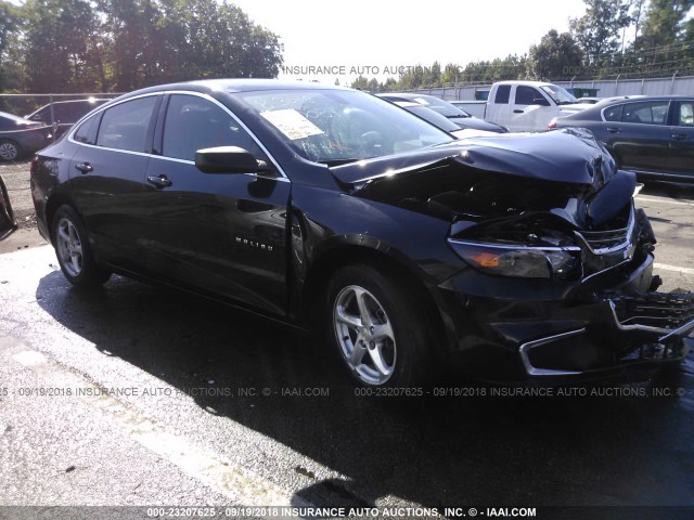 1G1ZB5STXGF230084 - 2016 CHEVROLET MALIBU LS 黑色 照片 1