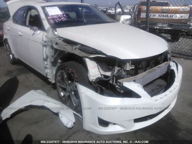 JTHBK262192093067 - 2009 LEXUS IS 250 WHITE photo 6