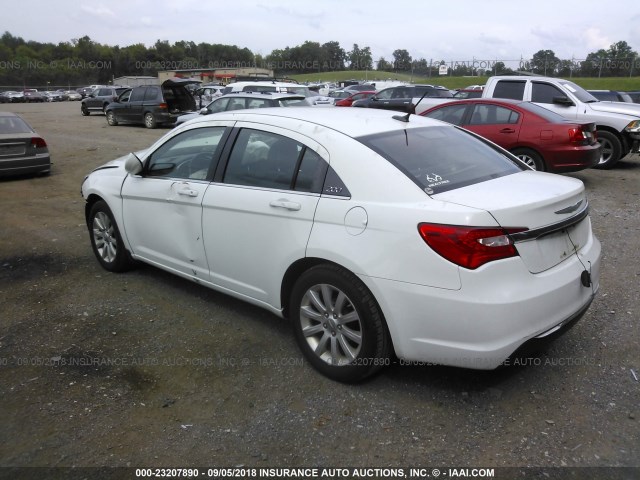 1C3CCBBB4DN600905 - 2013 CHRYSLER 200 TOURING WHITE photo 3