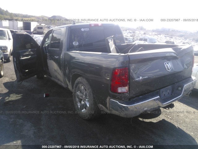 1C6RR6LT7GS241727 - 2016 RAM 1500 SLT BLACK photo 3