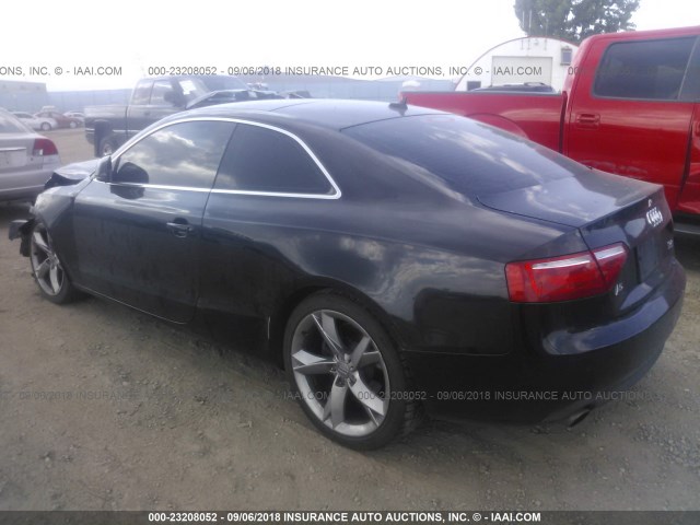 WAUDK78T89A002778 - 2009 AUDI A5 QUATTRO BLACK photo 3