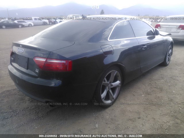 WAUDK78T89A002778 - 2009 AUDI A5 QUATTRO BLACK photo 4