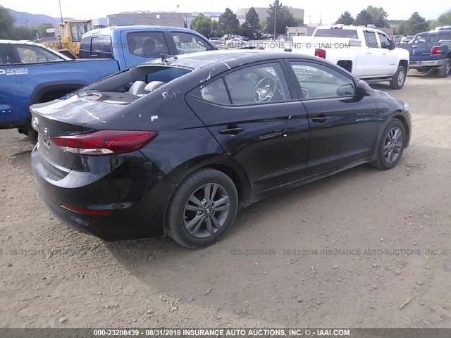 5NPD84LF8HH001557 - 2017 HYUNDAI ELANTRA SE/VALUE/LIMITED BLACK photo 4