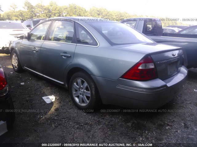 1FAFP24176G171838 - 2006 FORD FIVE HUNDRED SEL GRAY photo 3