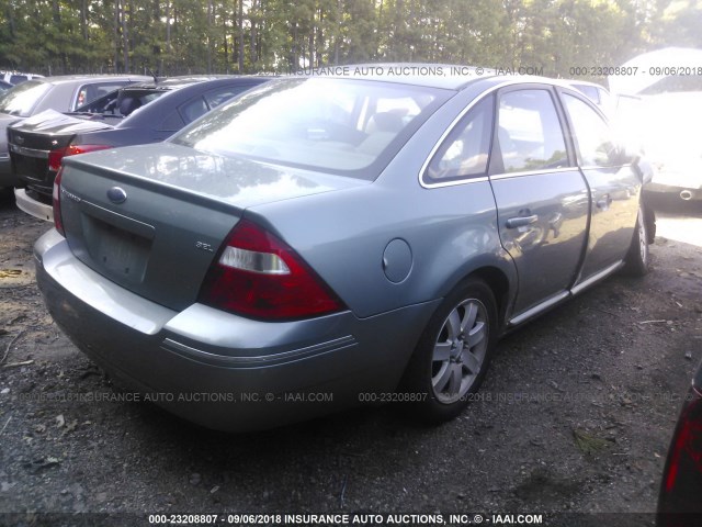 1FAFP24176G171838 - 2006 FORD FIVE HUNDRED SEL GRAY photo 4