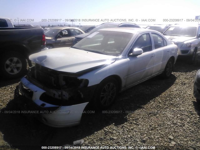 YV1RH592X72603533 - 2007 VOLVO S60 2.5T WHITE photo 2