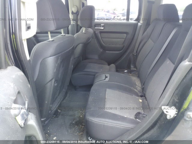 5GTDN13E678153485 - 2007 HUMMER H3 BLACK photo 8