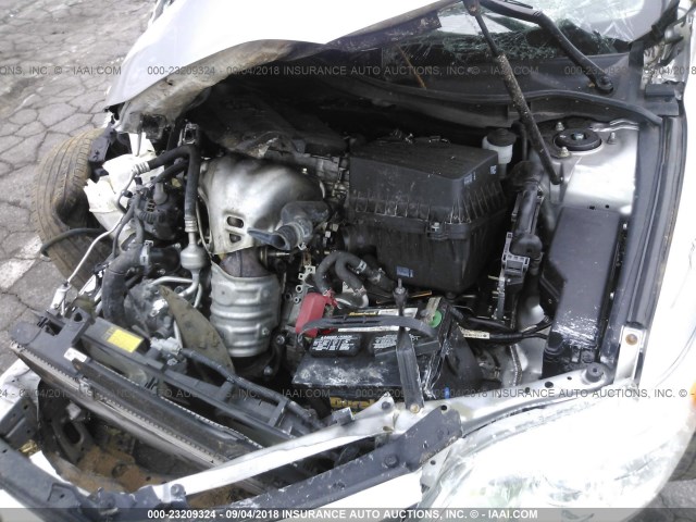 4T1BF3EK0BU708369 - 2011 TOYOTA CAMRY SE/LE/XLE 银色 照片 10