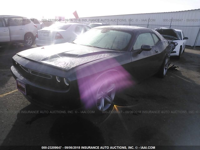 2C3CDZAG5FH723773 - 2015 DODGE CHALLENGER SXT GRAY photo 2