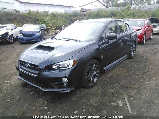 JF1VA1J66H8828388 - 2017 SUBARU WRX LIMITED GRAY photo 2