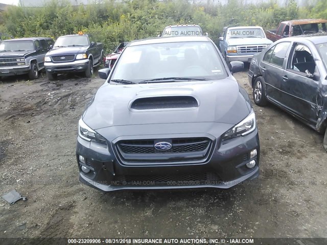 JF1VA1J66H8828388 - 2017 SUBARU WRX LIMITED GRAY photo 6