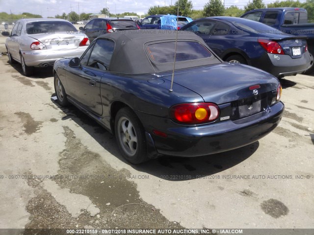 JM1NB3538Y0144167 - 2000 MAZDA MX-5 MIATA LS BLUE photo 3