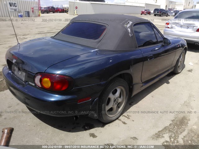 JM1NB3538Y0144167 - 2000 MAZDA MX-5 MIATA LS BLUE photo 4