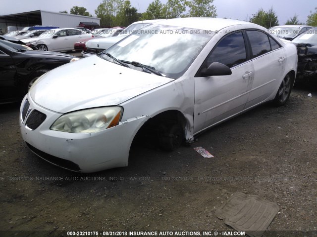 1G2ZH558164202086 - 2006 PONTIAC G6 GT WHITE photo 2