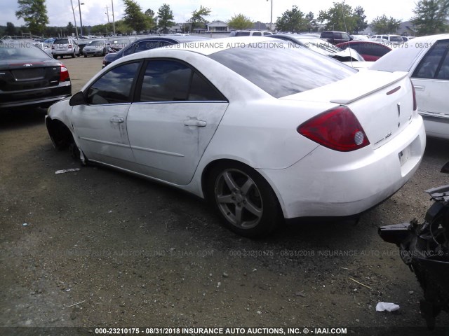 1G2ZH558164202086 - 2006 PONTIAC G6 GT WHITE photo 3