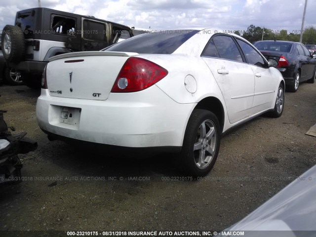 1G2ZH558164202086 - 2006 PONTIAC G6 GT WHITE photo 4