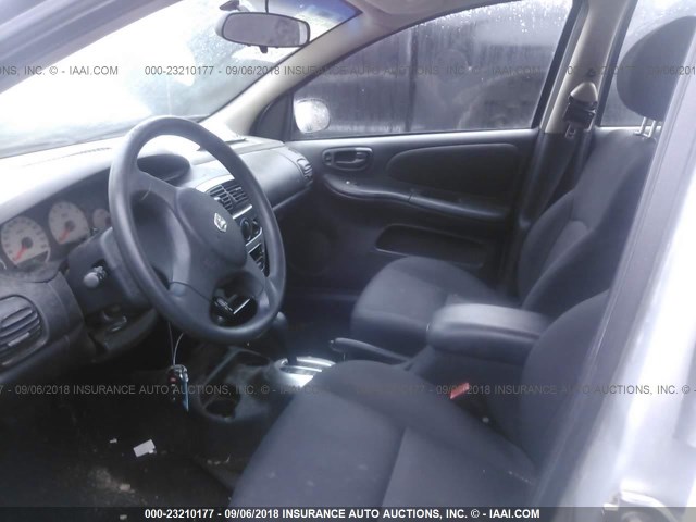 1B3ES56C34D646518 - 2004 DODGE NEON SXT GRAY photo 5