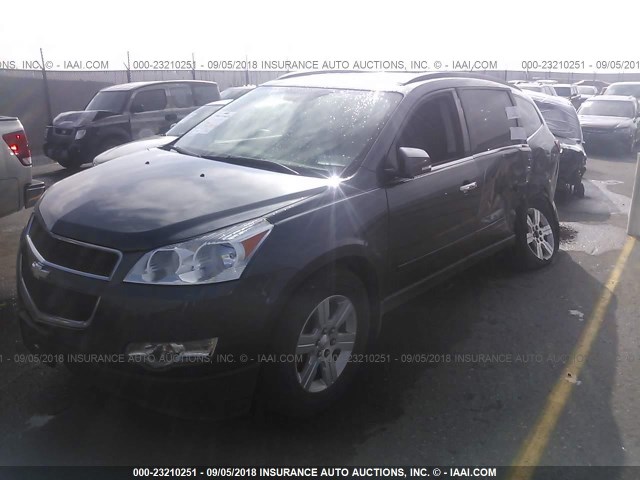 1GNKVGED6BJ128231 - 2011 CHEVROLET TRAVERSE LT GRAY photo 6