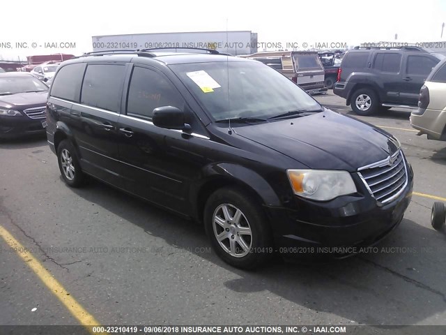 2A8HR54P48R142665 - 2008 CHRYSLER TOWN & COUNTRY TOURING BLACK photo 1