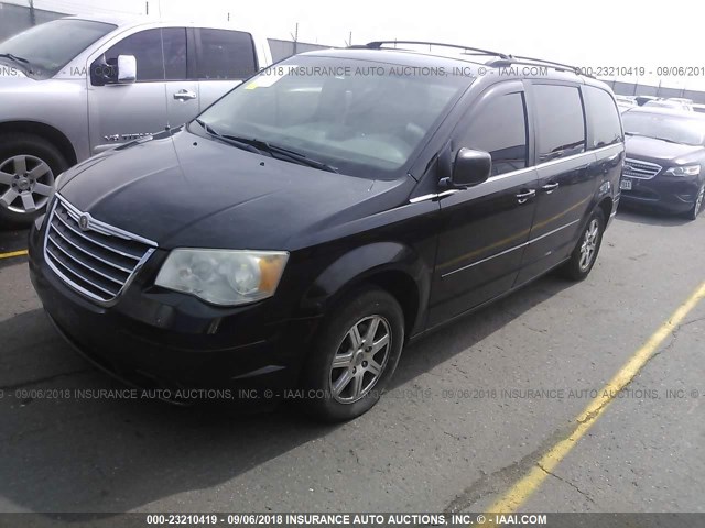2A8HR54P48R142665 - 2008 CHRYSLER TOWN & COUNTRY TOURING BLACK photo 2