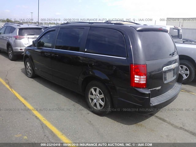 2A8HR54P48R142665 - 2008 CHRYSLER TOWN & COUNTRY TOURING BLACK photo 3