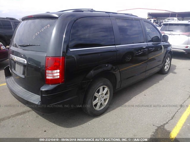 2A8HR54P48R142665 - 2008 CHRYSLER TOWN & COUNTRY TOURING BLACK photo 4