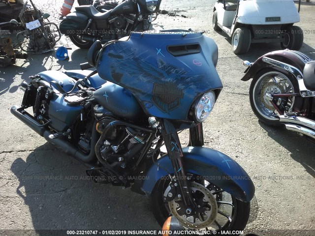 1HD1KYC31JB628401 - 2018 HARLEY-DAVIDSON FLHXS 115TH ANNIV ST GLIDE SPEC BLUE photo 1