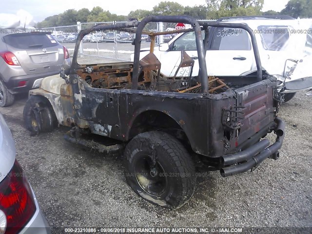 1J4FY19P2SP276838 - 1995 JEEP WRANGLER / YJ S/RIO GRANDE BLACK photo 3