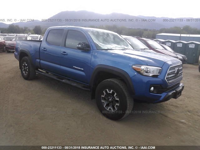 3TMDZ5BN4HM034075 - 2017 TOYOTA TACOMA DBL CAB/SR5/TRD SPORT/OR BLUE photo 1