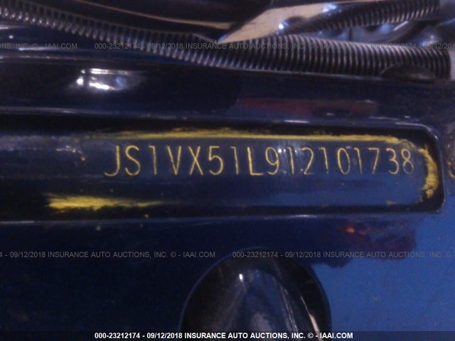 JS1VX51L912101738 - 2001 SUZUKI VS1400 GLP BLUE photo 10