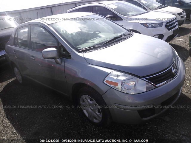 3N1BC1AP5AL448291 - 2010 NISSAN VERSA S/SL GRAY photo 1